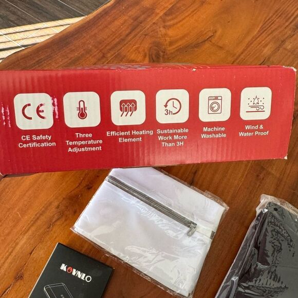 KOVNLO Heated Vest for Men W/Battery Pack Inc, smart Controller NWT SZ M - Picture 11 of 11